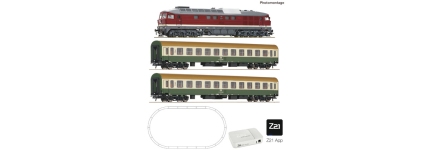 Roco 5110018 - H0 - Digital Start Set Personenzug Diesellok BR 132 mit GEOLINE, DR, Ep. V - mit Z21 App